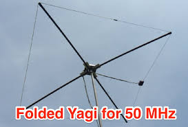 2 elements folded yagi antenna for 6