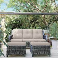 Joyside Wicker Outdoor Patio Sofa