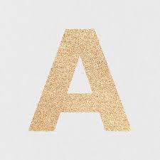 Free Vector Glitter Capital Letter A