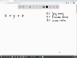 Three Equations In Three Variables