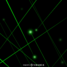 green laser beams vector