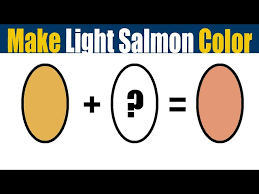 Color Mixing To Make Light Salmon