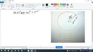 Which Equation Represents Circle N