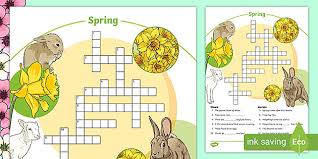 First Signs Of Spring Crossword