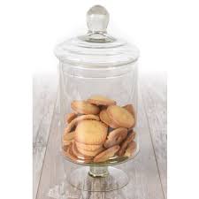 Large Tall Clear Glass Biscuit Cookie