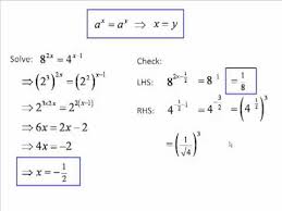 Simple Exponential Equations