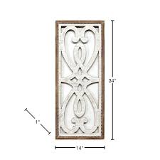 Fleur Wood Panel Wall Decor S23756