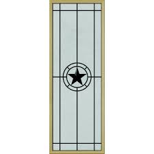 Odl Elegant Star Door Glass 24 X 66