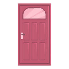 Room Door Icon Cartoon Vector House