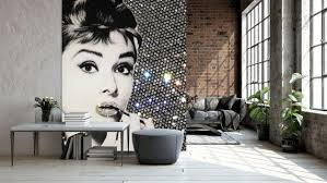 Audrey Hepburn Digital Glitter Print