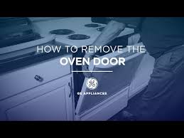 How To Remove The Oven Door