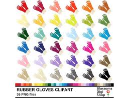 Rubber Gloves Clip Art Sticker Clipart