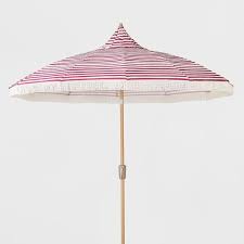 Opalhouse Pink White Striped Fringed