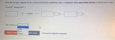 Net Ionic Equation For The Acid Base