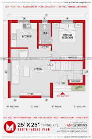 Feet Duplex House Plan 2bhk 2d 580 Sq Ft