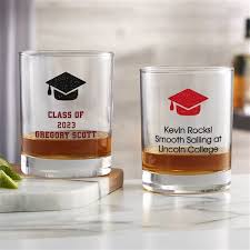 Personalized Graduation Whiskey Glasses