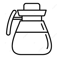 Coffee Glass Pot Icon Vector Pot