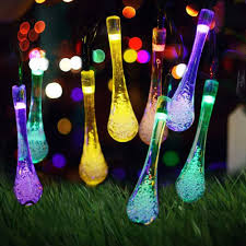 Outdoor Solar String Lights 50 Led 6m