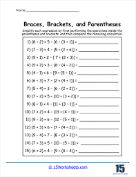 Braces Brackets And Paheses