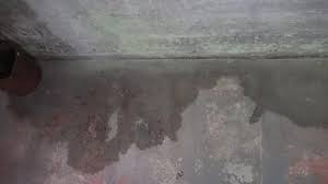 Wall With Water Leaking Before