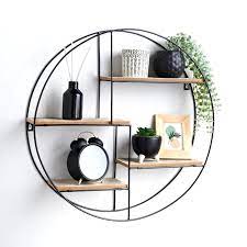 New Metal Wire Wall Shelf Home Decor