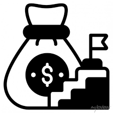 Personal Savings Icon In Solid Design