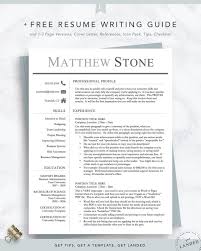 Executive Resume Template For Word