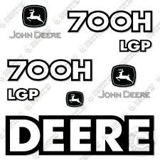 John Deere 700h Lgp Decal Kit Dozer