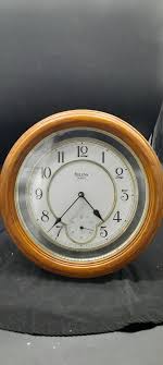 Bulova Oak Wall Clock