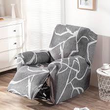 Recliner Slipcover Set Printed Stretch