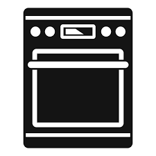 Hot Oven Icon Simple Vector Electric