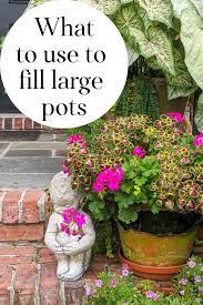 Tricks To Fill A Large Planter