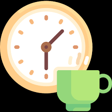 Coffee Break Free Time And Date Icons