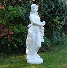 Korinna 120cm Marble Resin Garden Statue