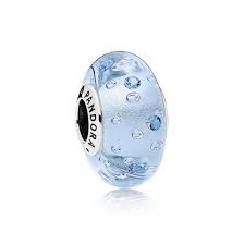 Pandora Ice Drops Murano Glass Charm