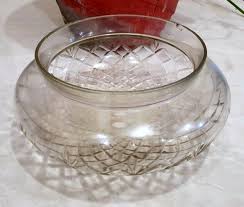 Antique Rare Indian Old Cut Glass Bowl