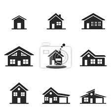 House Icon Set Line Style Icon Design