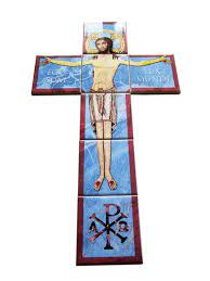 San Damiano Cross Ceramic Crucifix