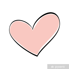 Poster Cute Decorative Heart Icon