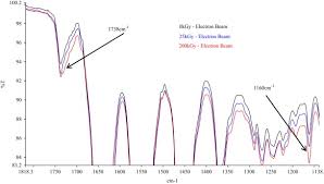 effects of gamma ray and electron beam