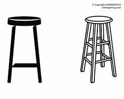 Chair Svg Stool Clipart Chair Png