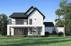 Modern Style Scandinavian House Plan