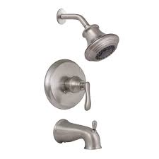 Satin Nickel 3 Spray Shower Faucet