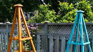 12 Creative Garden Obelisk Ideas