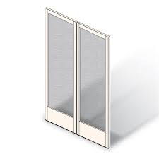 Andersen Windows Hinged Patio Door Double Hinged Insect Screen Kit In White Size 29 3 4 Inches Wide By 80 3 8 Inches High 2576009