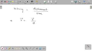 Solved Velocity Vectors Point In The