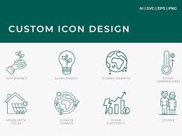 A Custom Icon Design Set For Your Brand