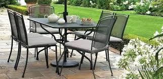 Aluminium Outdoor Dining Table And