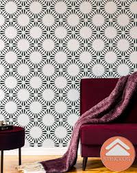 Buy Arno Large Wall Stencil Pattern