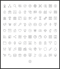 Vector Line Icons Pack Ai Svg Eps